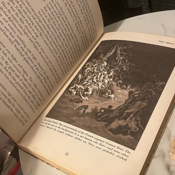 1957 The Bible Story Illustrated: Volume 1 Vintage Hardcover Book of Psalms (2) - Picture 10 of 10